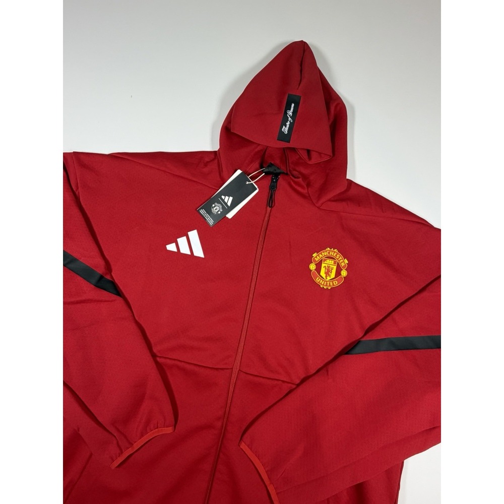 Adidas AdiClub Manchester United Adidas Z.N.E. Anthem Jacket JN2901 Mens XL NWT